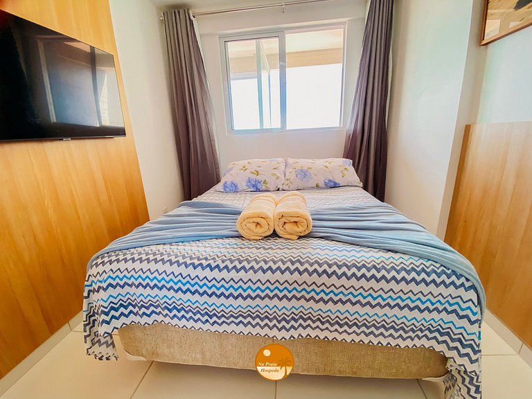 PH605A- Vista Mar, Ar Condic. no quarto e sala