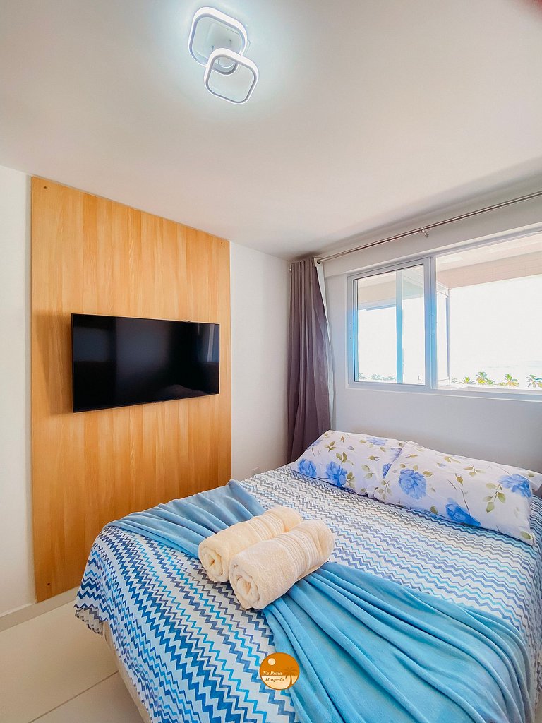 PH605A- Vista Mar, Ar Condic. no quarto e sala