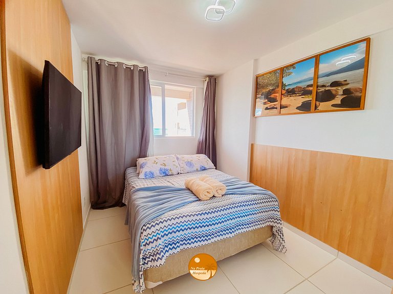 PH605A- Vista Mar, Ar Condic. no quarto e sala