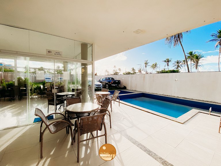 SD103 - 50m da PRAIA, Varanda com Vista Mar, Piscina, 2 Vaga