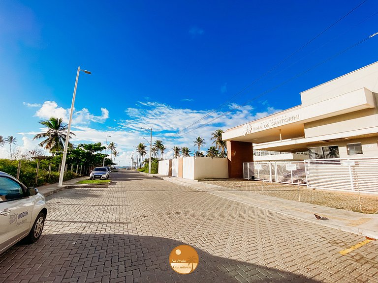 Residencial Ilha de Santorini, 100 m da Praia, Pico de Surfe