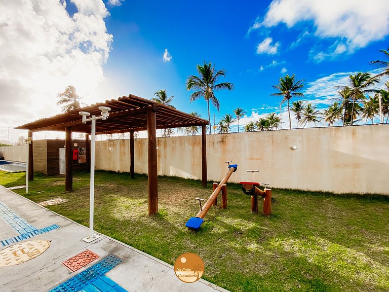 SD103 - 50m da PRAIA, Varanda com Vista Mar, Piscina, 2 Vaga