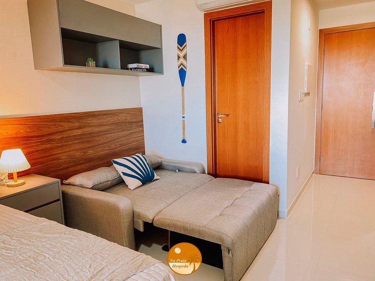 M1113 - Studio Vista Mar - Parcele em 6x S/ Juros