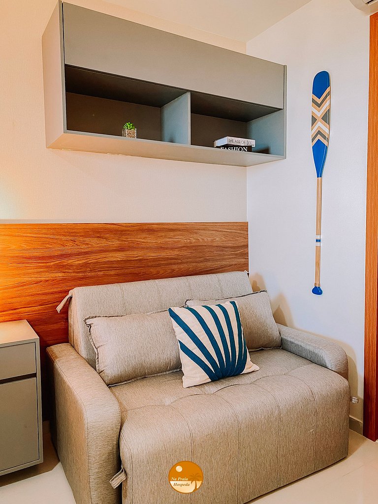 M1113 - Studio Vista Mar - Parcele em 6x S/ Juros