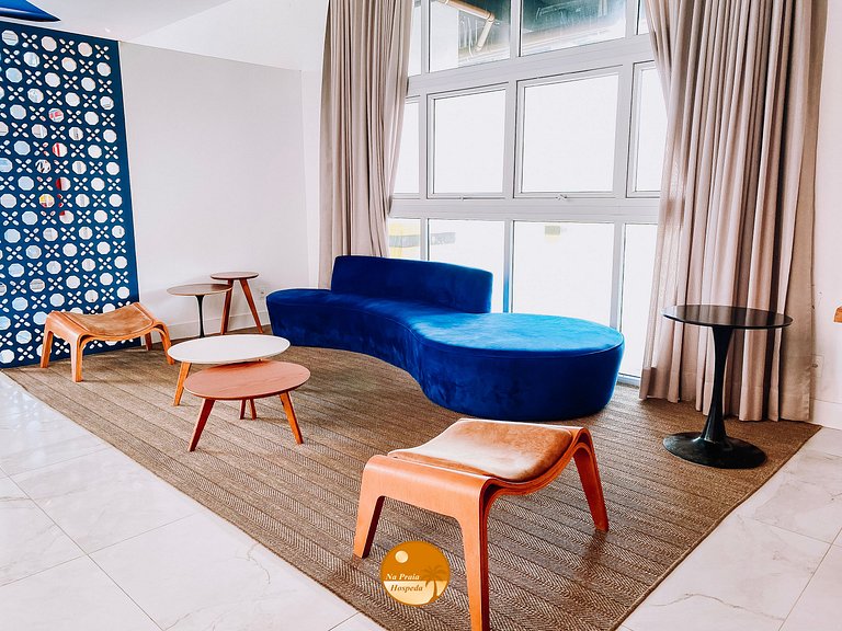 PSP502 - Studio Vista Mar, Piscina - 6x S/ Juros