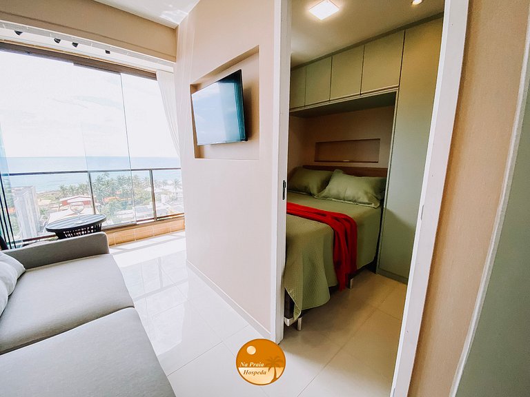 M808 - 1/4 com Linda Vista Mar - Até 6x S/ Juros