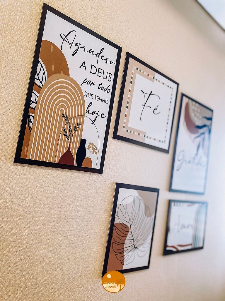 M808 - 1/4 com Linda Vista Mar - Até 6x S/ Juros