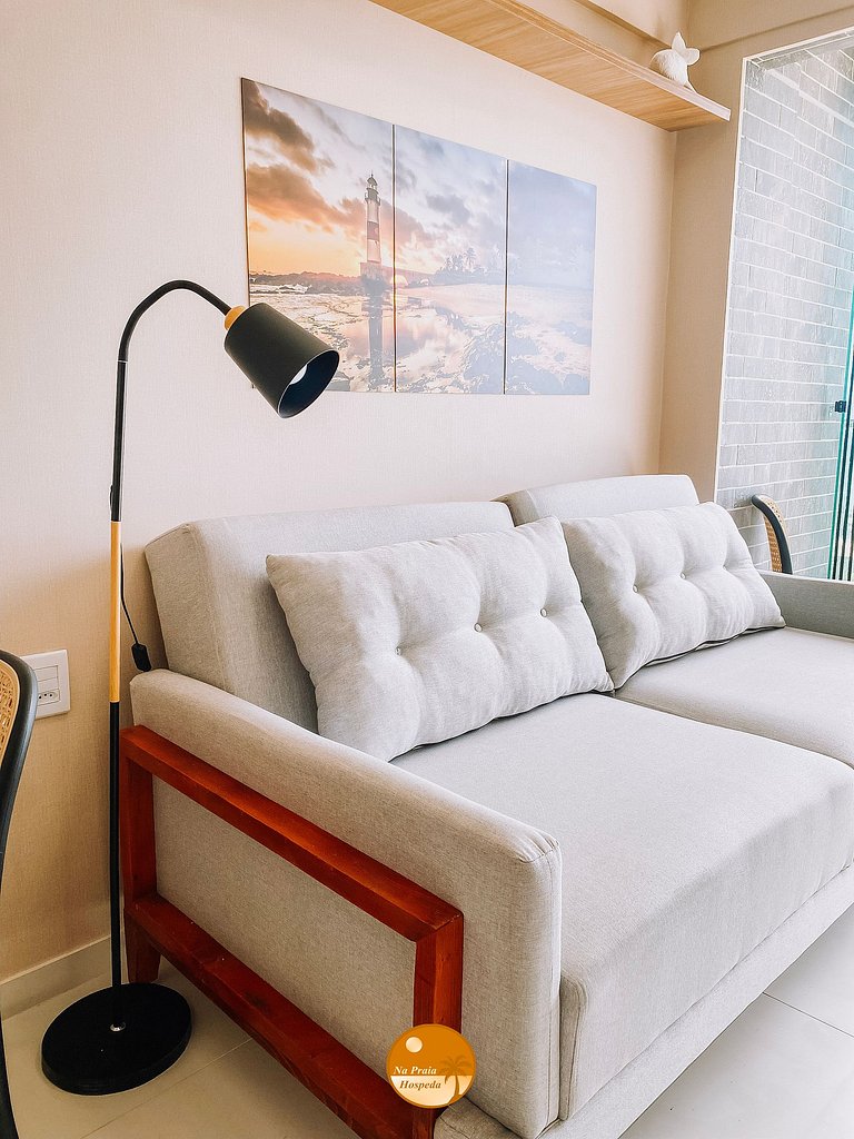 M808 - 1/4 com Linda Vista Mar - Até 6x S/ Juros