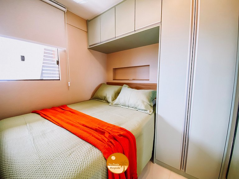 M808 - 1/4 com Linda Vista Mar - Até 6x S/ Juros