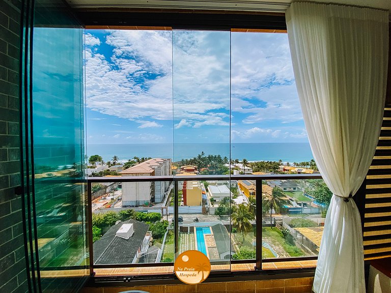 M808 - 1/4 com Linda Vista Mar - Até 6x S/ Juros