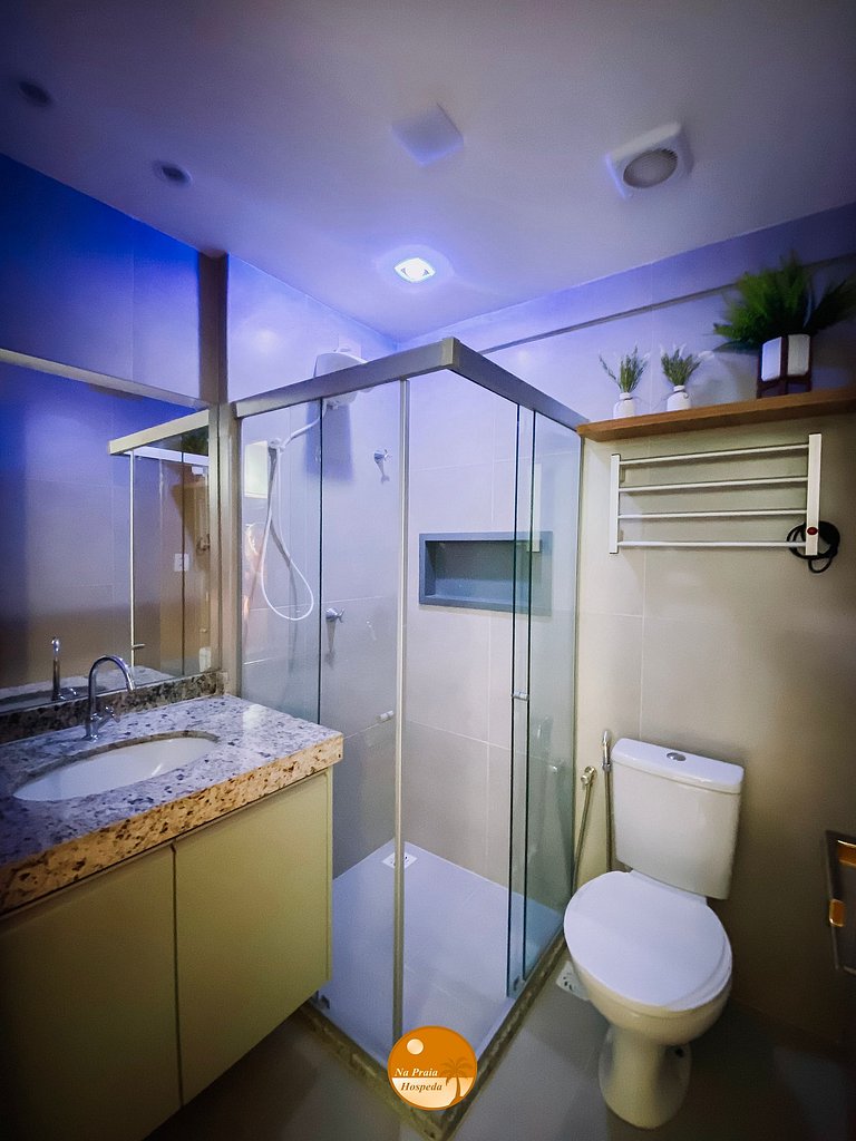 M808 - 1/4 com Linda Vista Mar - Até 6x S/ Juros