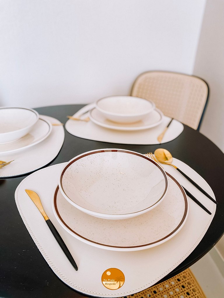 M808 - 1/4 com Linda Vista Mar - Até 6x S/ Juros