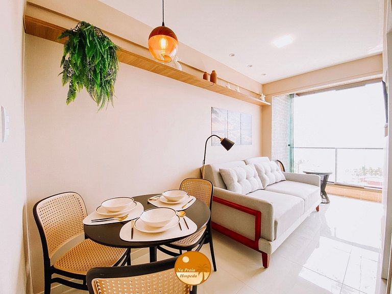 M808 - 1/4 com Linda Vista Mar - Até 6x S/ Juros