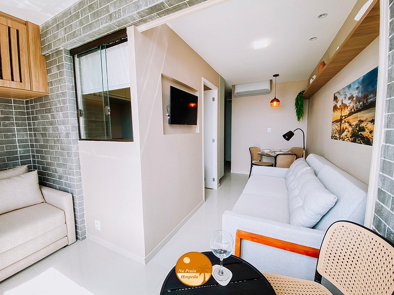 M808 - 1/4 com Linda Vista Mar - Até 6x S/ Juros