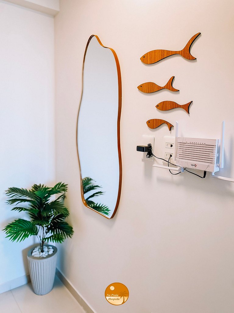 M803 - Encantador Studio Vista Mar - 6x S/ Juros