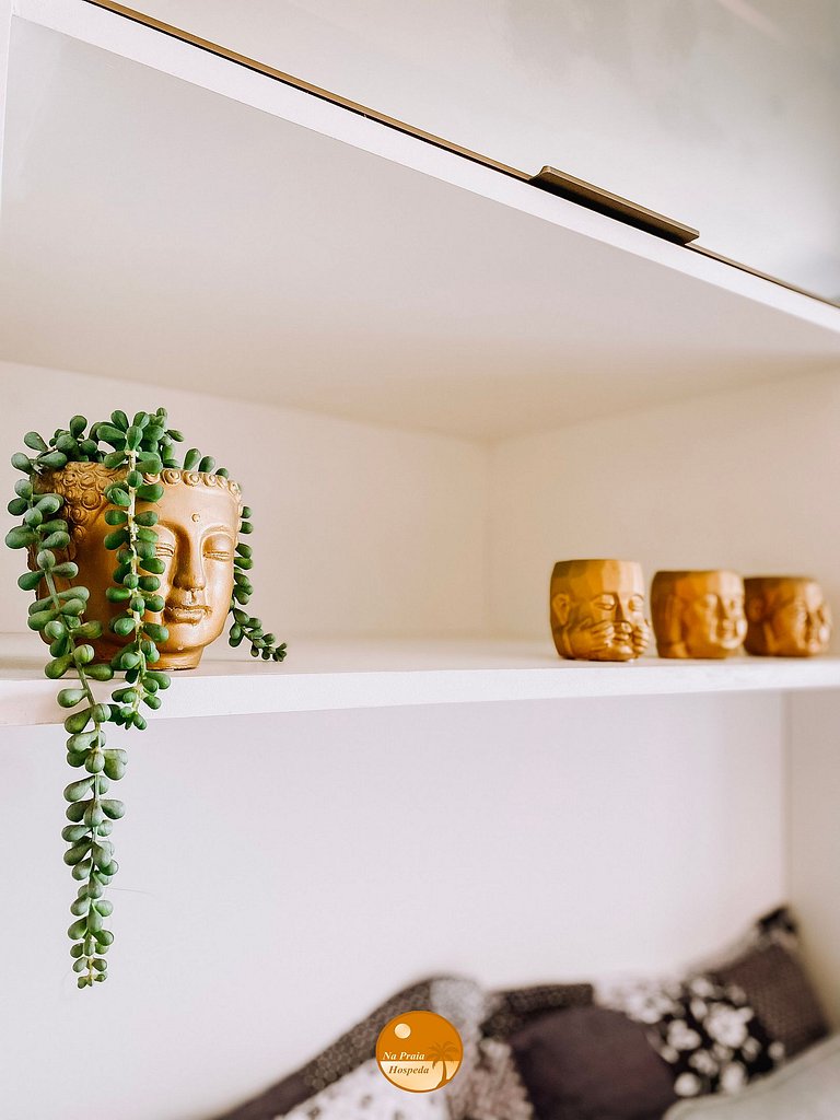 M803 - Encantador Studio Vista Mar - 6x S/ Juros