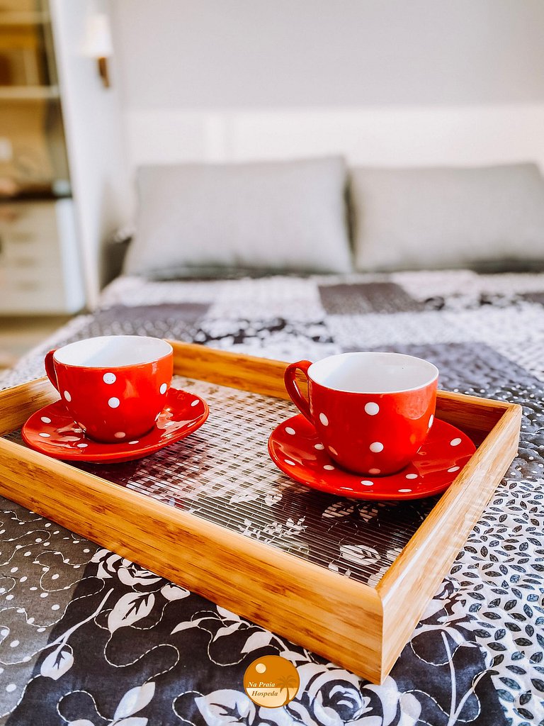 M803 - Encantador Studio Vista Mar - 6x S/ Juros