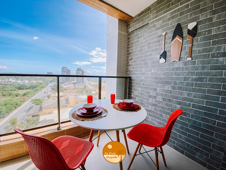 M803 - Encantador Studio Vista Mar - 6x S/ Juros