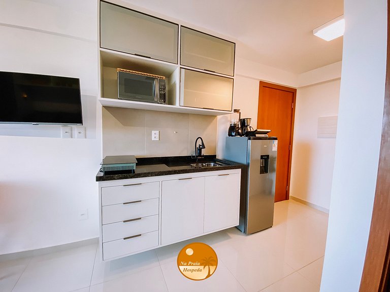 M803 - Encantador Studio Vista Mar - 6x S/ Juros