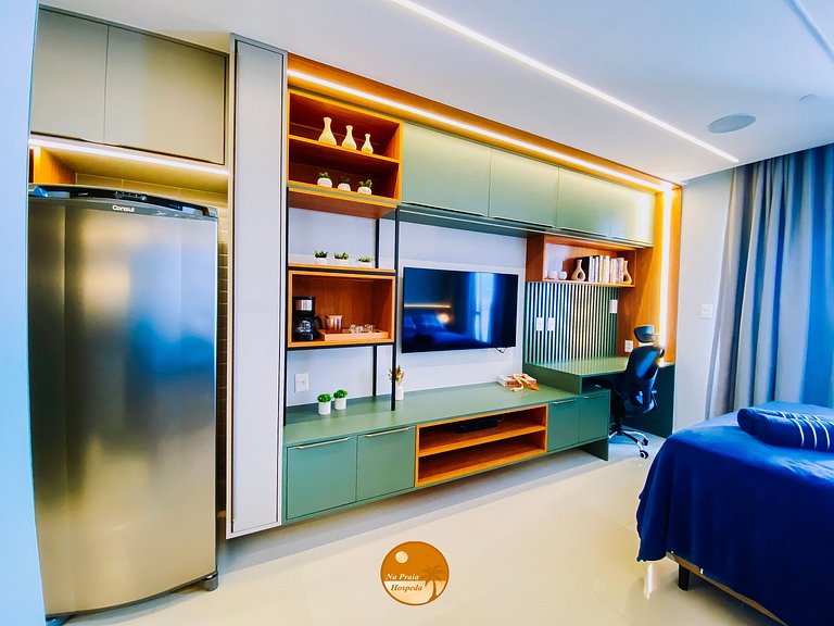 M1405- Moderno Studio Vista Mar c/ Alexa -Parc. 6x