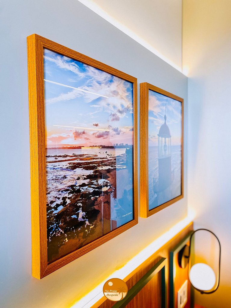 M1405- Moderno Studio Vista Mar c/ Alexa -Parc. 6x