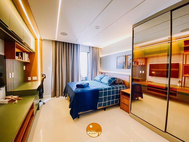 M1405- Moderno Studio Vista Mar c/ Alexa -Parc. 6x