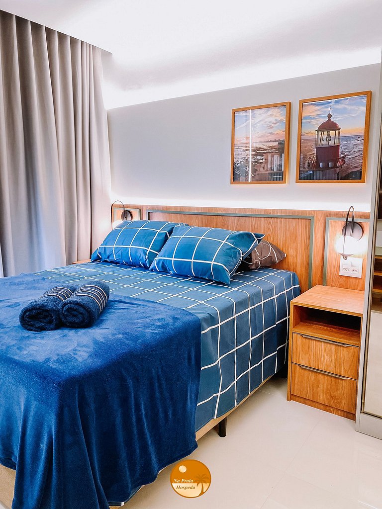 M1405- Moderno Studio Vista Mar c/ Alexa -Parc. 6x