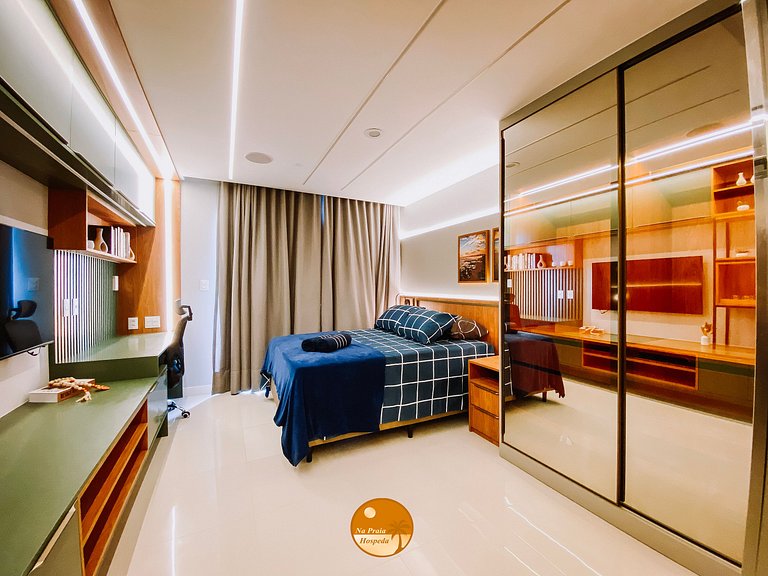 M1405- Moderno Studio Vista Mar c/ Alexa -Parc. 6x