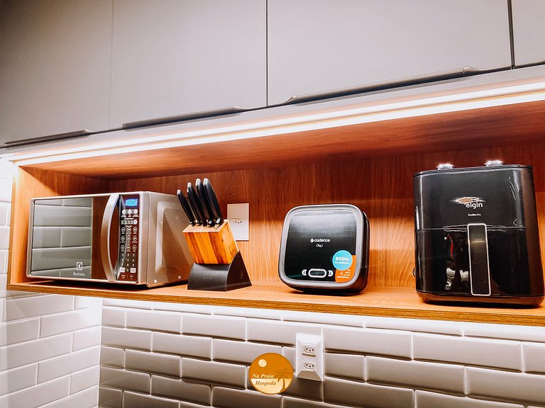 M1405- Moderno Studio Vista Mar c/ Alexa -Parc. 6x