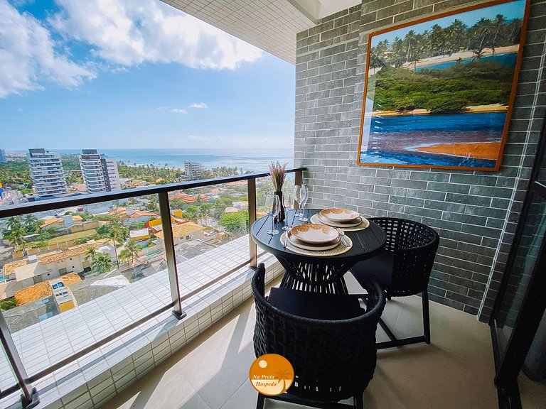 M1405- Moderno Studio Vista Mar c/ Alexa -Parc. 6x