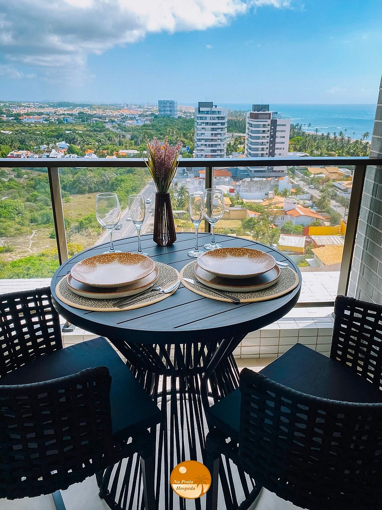 M1405- Moderno Studio Vista Mar c/ Alexa -Parc. 6x