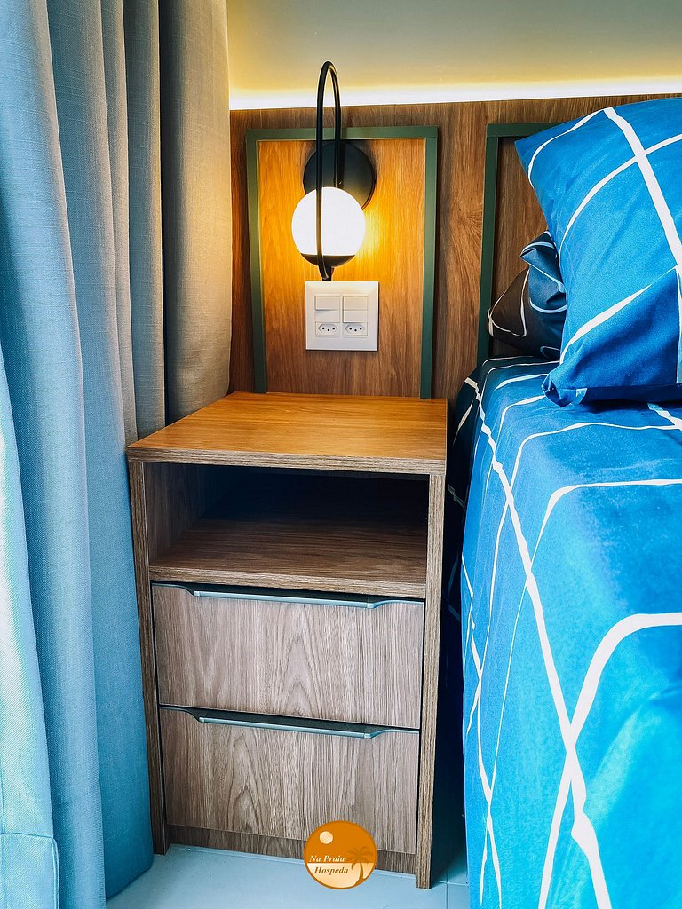 M1405- Moderno Studio Vista Mar c/ Alexa -Parc. 6x