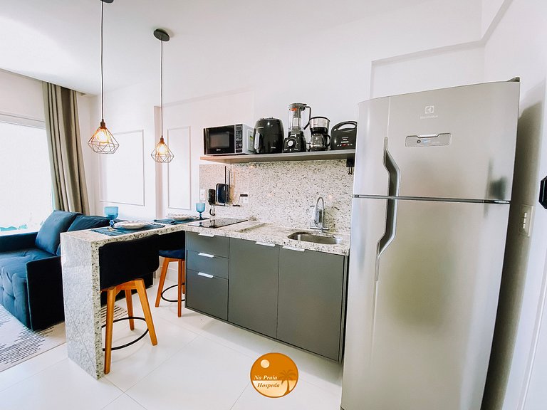 PSP502 - Studio Vista Mar, Piscina - 6x S/ Juros