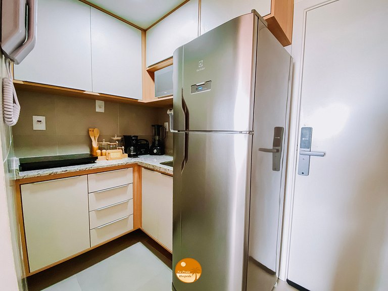 CLS605- Studio Vista Mar, Piscina, Churrasqueira