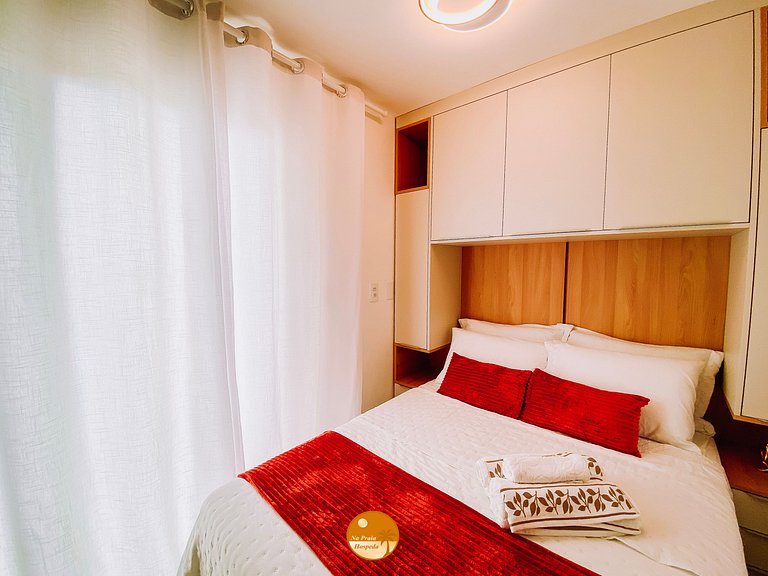 CLS605- Studio Vista Mar, Piscina, Churrasqueira