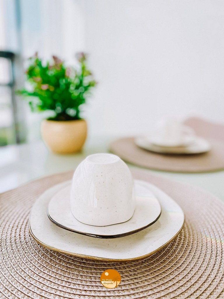 CLS605- Studio Vista Mar, Piscina, Churrasqueira