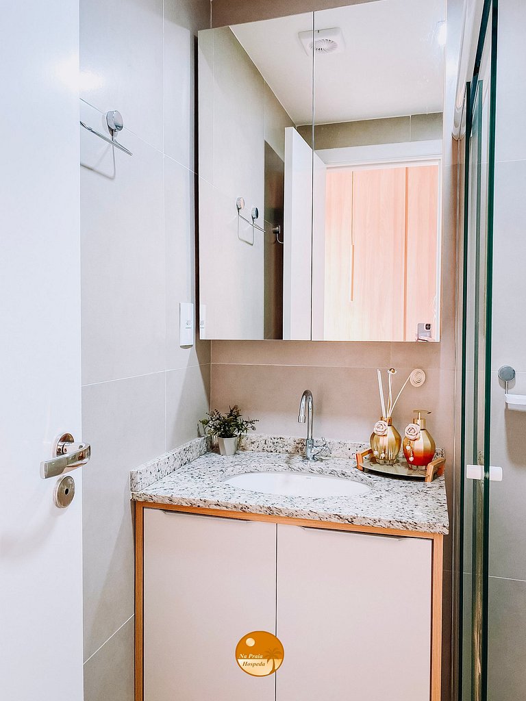 CLS605- Studio Vista Mar, Piscina, Churrasqueira