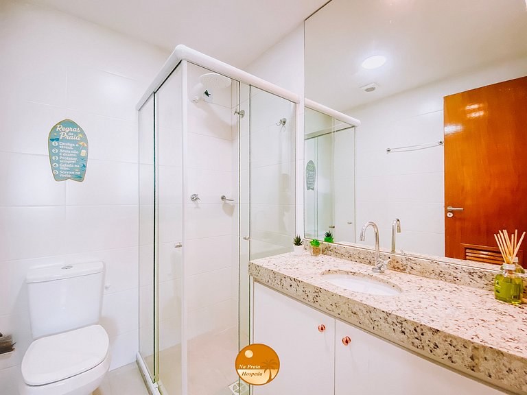 V307-Beira Mar, Varanda Gourmet, Piscina, Academia
