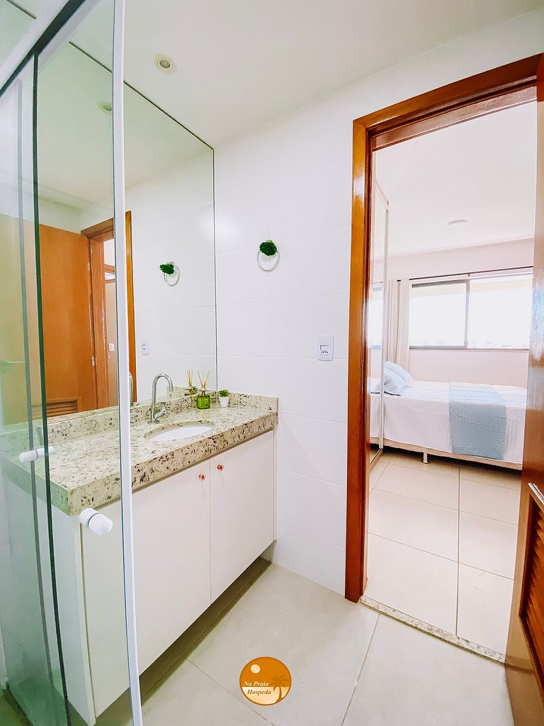V307-Beira Mar, Varanda Gourmet, Piscina, Academia