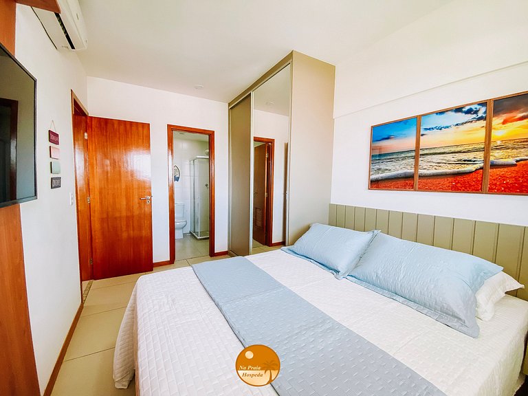 V307 - Beira Mar, Piscina, Academia, Portaria 24hs