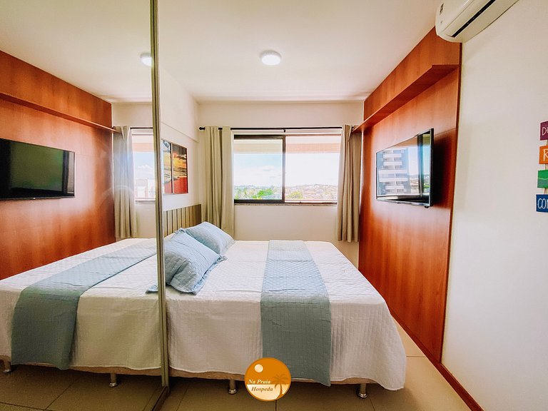 V307-Beira Mar, Varanda Gourmet, Piscina, Academia