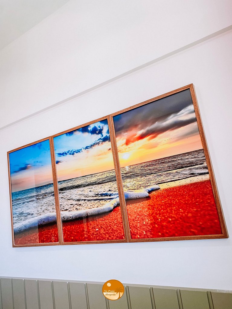 V307 - Beira Mar, Piscina, Academia, Portaria 24hs