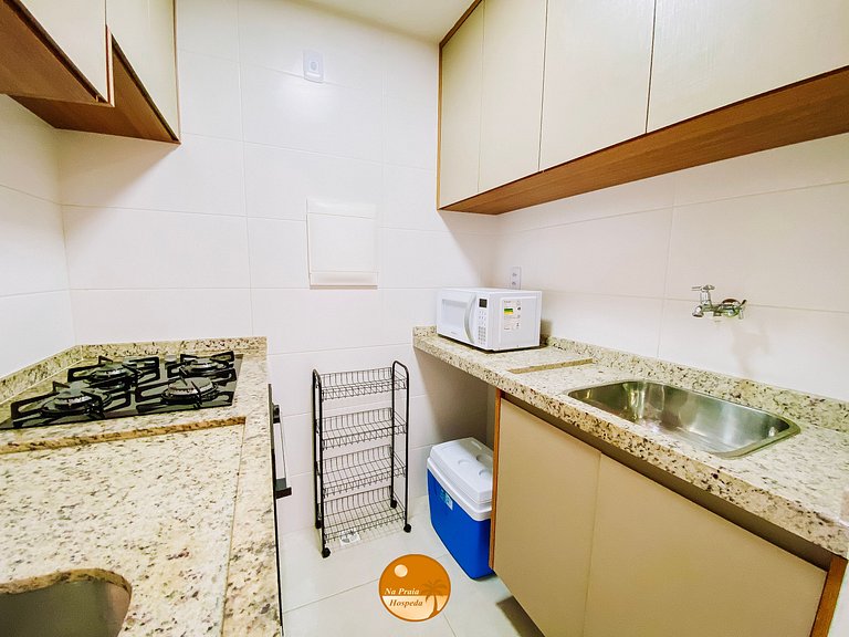 V307-Beira Mar, Varanda Gourmet, Piscina, Academia