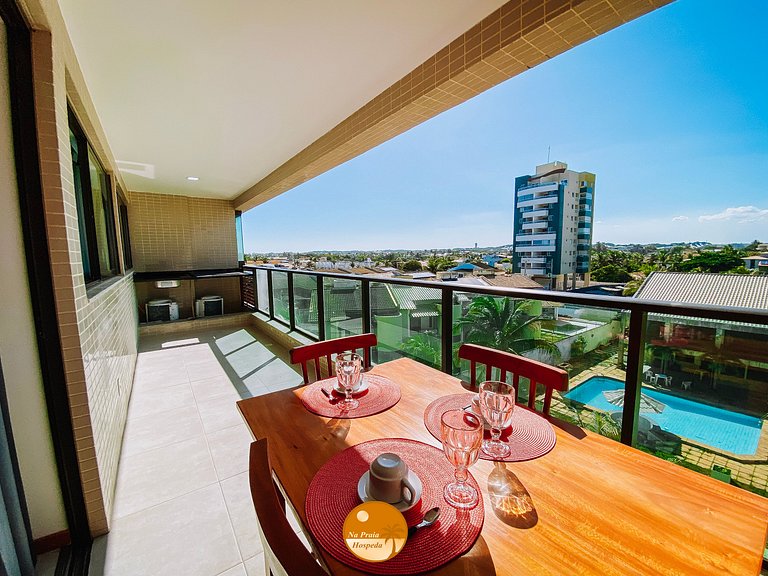 V307 - Beira Mar, Piscina, Academia, Portaria 24hs