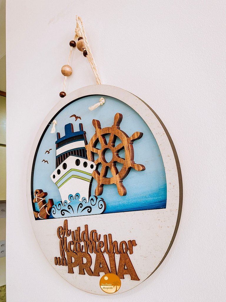 V307 - Beira Mar, Piscina, Academia, Portaria 24hs