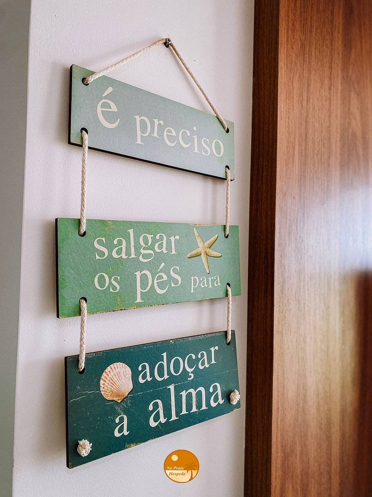 V307 - Beira Mar, Piscina, Academia, Portaria 24hs