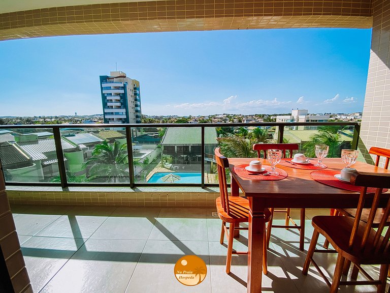 V307 - Beira Mar, Piscina, Academia, Portaria 24hs