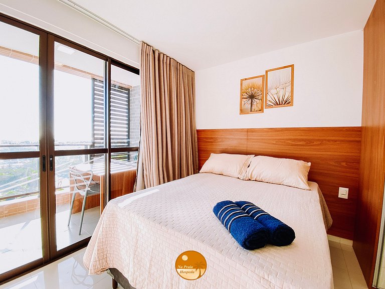 M1115 - Encantador Studio Vista Mar - 6x S/ Juros