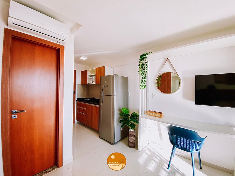 M1115 - Encantador Studio Vista Mar - 6x S/ Juros