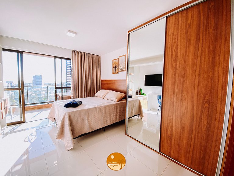 M1115 - Encantador Studio Vista Mar - 6x S/ Juros